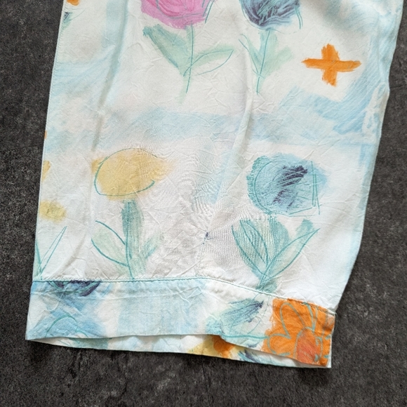 Vintage Jams world rayon capri pants medium - Picture 5 of 6